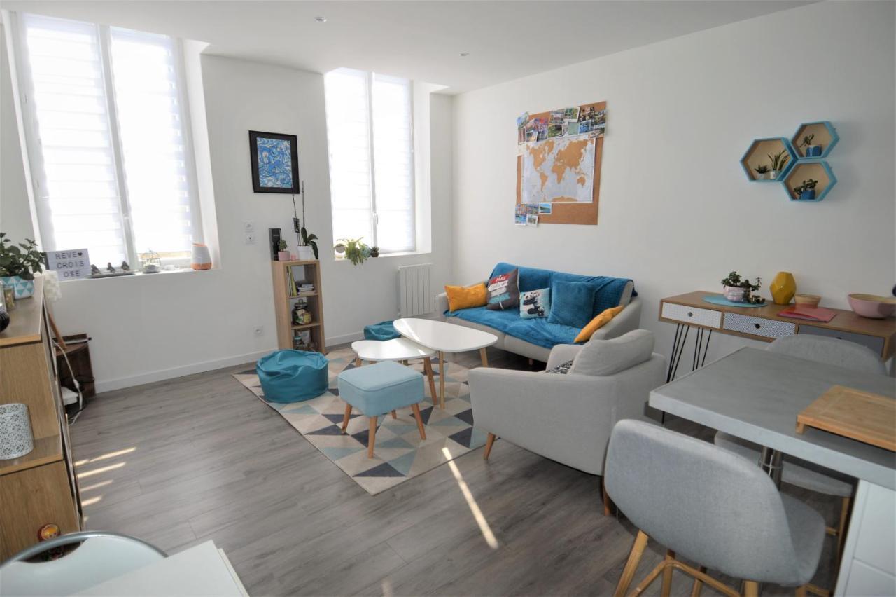 Appartement moderne avec terrasse à 500m de la mer Courseulles-sur-Mer Eksteriør bilde