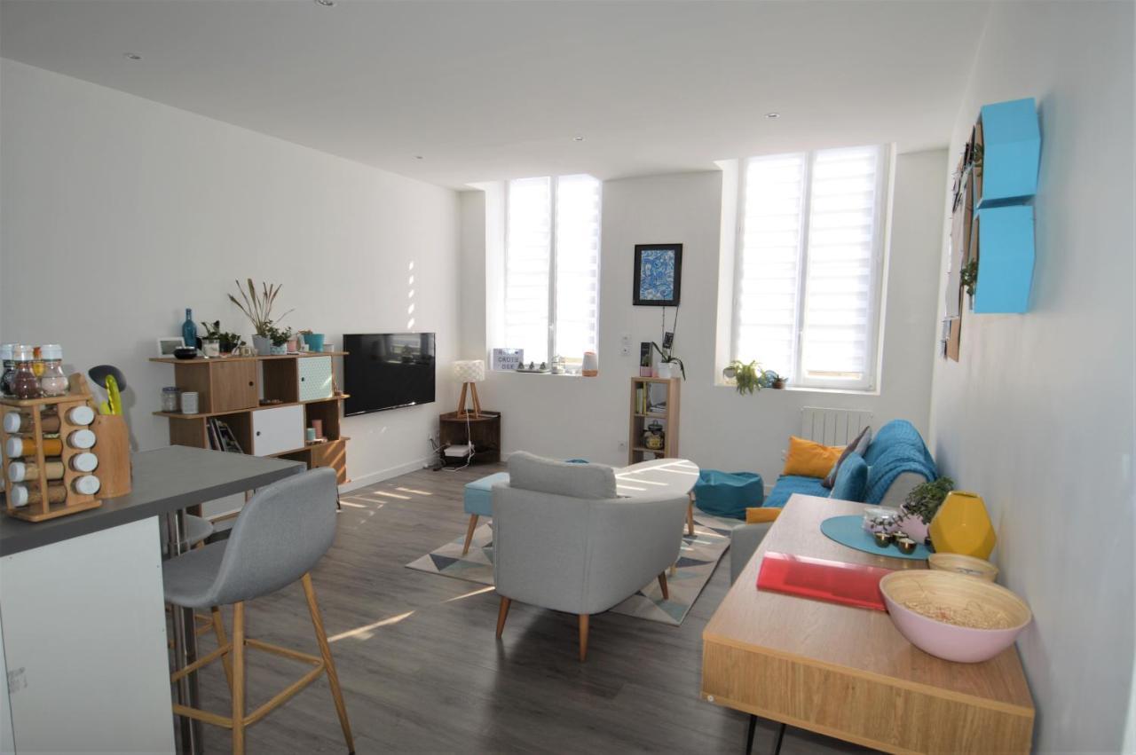 Appartement moderne avec terrasse à 500m de la mer Courseulles-sur-Mer Eksteriør bilde