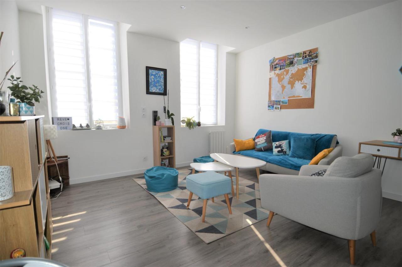 Appartement moderne avec terrasse à 500m de la mer Courseulles-sur-Mer Eksteriør bilde