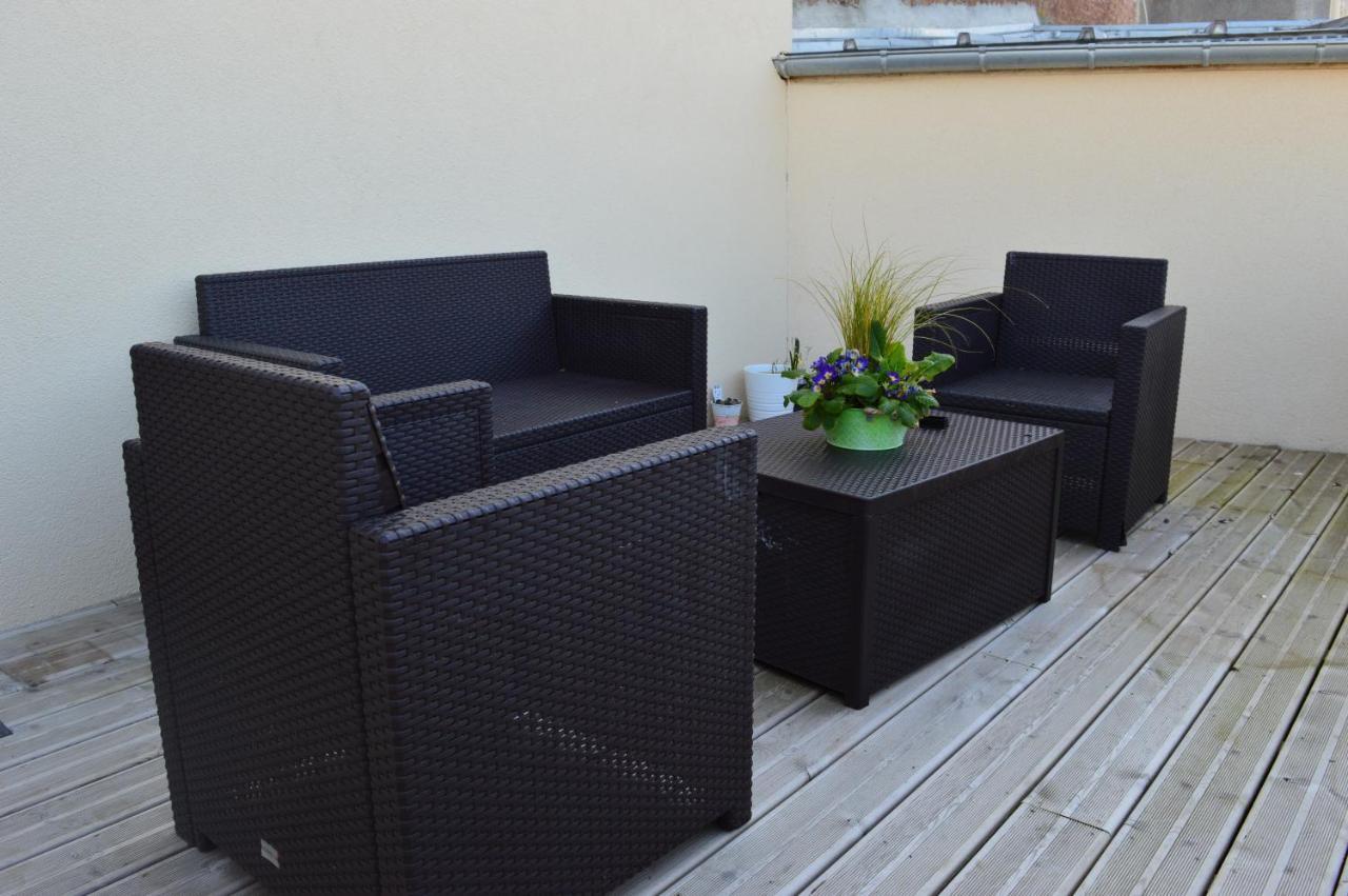 Appartement moderne avec terrasse à 500m de la mer Courseulles-sur-Mer Eksteriør bilde